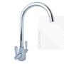 Premium Undermount Stainless Steel Kitchen Sink | Reversible 1.5 Bowl | Dual Lever Kitchen Tap Pack including Pipework