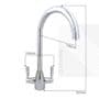 Premium Undermount Stainless Steel Kitchen Sink | Reversible 1.5 Bowl | Dual Lever Kitchen Tap Pack including Pipework