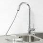 Premium Undermount Stainless Steel Kitchen Sink | Reversible 1.5 Bowl | Single Lever Pull-Out Kitchen Tap Pack including Pipework