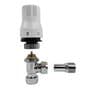 Primaflow TRV Angled Radiator Thermostatic Rad Valve 15mm Bi-Directional Chrome