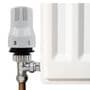Primaflow TRV Angled Radiator Thermostatic Rad Valve 15mm Bi-Directional Chrome