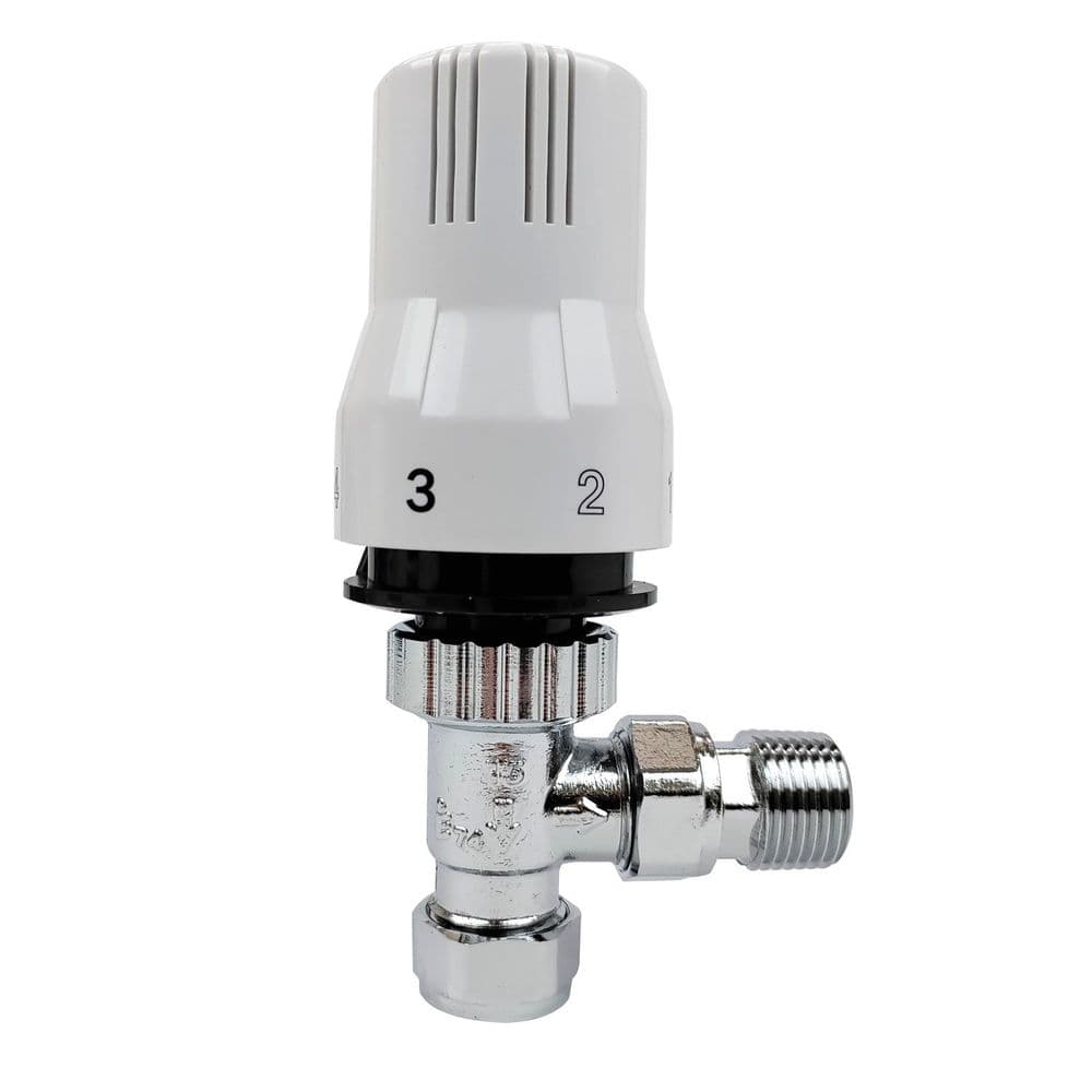Primaflow TRV Angled Radiator Thermostatic Rad Valve 15mm Bi ...