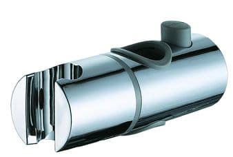Shower Accessories | Chrome Shower Handset Holder Adjustable Rail Slider 25mm
