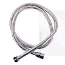 Stainless Steel Chrome Shower Hose | 1.25m Universal Flexible Pipe 8mm Bore 1250mm | ECOSPA