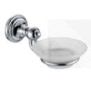 Stylish New Soap Dish and Holder Wall Mounted Bathroom Accessory Chrome Polished