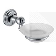 Stylish New Soap Dish and Holder Wall Mounted Bathroom Accessory Chrome Polished