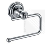 Stylish New Toilet Roll Paper Holder Wall Mounted Bathroom Accessory Chrome