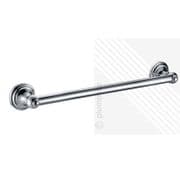 Stylish Single Towel Rail (450mm) Wall Mounted Bathroom Accessory Chrome Polish
