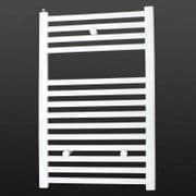 Ultraheat Chelmsford 700 x 420mm Straight White Bathroom Towel Warmer Radiator | Suitable for Dual Fuel and Electric Heated