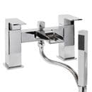Waterfall Bath Shower Mixer with Handset, Holder & Hose