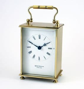 Refurbished David Peterson 177 Solid Brass Quartz Carriage Clock (Ref 1)