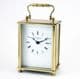 Refurbished David Peterson FB/BS/1 Solid Brass Quartz Carriage Clock (Ref 10)