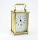 Refurbished David Peterson FB/BS/1 Solid Brass Quartz Carriage Clock (Ref 20)
