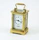 Refurbished David Peterson Miniature M/DP.OB Solid Brass 8 Day Carriage Clock (Ref 28)