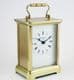 Refurbished David Peterson model B/BS Solid Brass Quartz Carriage Clock (Ref 44)