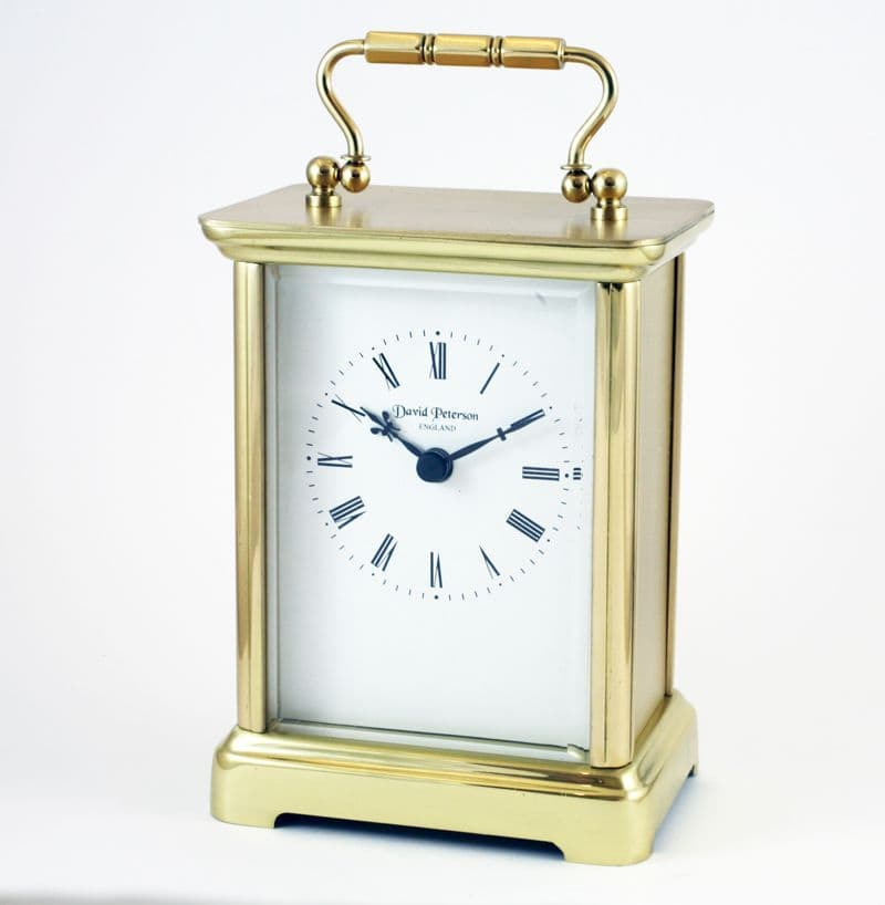 David Peterson クラシック置時計 Refurbished David Peterson model B/BS Solid Brass Quartz