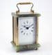 Refurbished David Peterson Solid Brass & Onyx Quartz GOC/1 Carriage Clock (Ref 38)