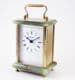 Refurbished David Peterson Solid Brass & Onyx Quartz GOC/1 Carriage Clock (Ref 38)