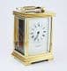 Refurbished Grande T&B Canelli Solid Brass 8 Day Carriage Clock (Ref 51)