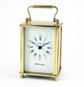 Refurbished Taylor & Bligh model FB/BS 'Style' Solid Brass Quartz Carriage Clock (Ref 14)