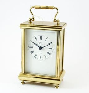 Refurbished Weiss BTC/1 Solid Brass Quartz Carriage Clock (Ref Q5)