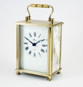 Refurbished Weiss model FB/BMS/1 Solid Brass Quartz Carriage Clock (Ref 11)