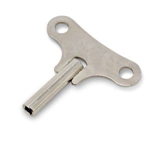 Replacement key for strike clocks