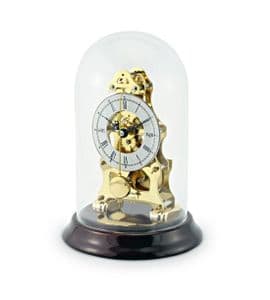 SKC25 Small Mantel Clock in Glass Dome