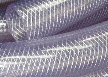 1.1/2" ID Braided PVC Hose