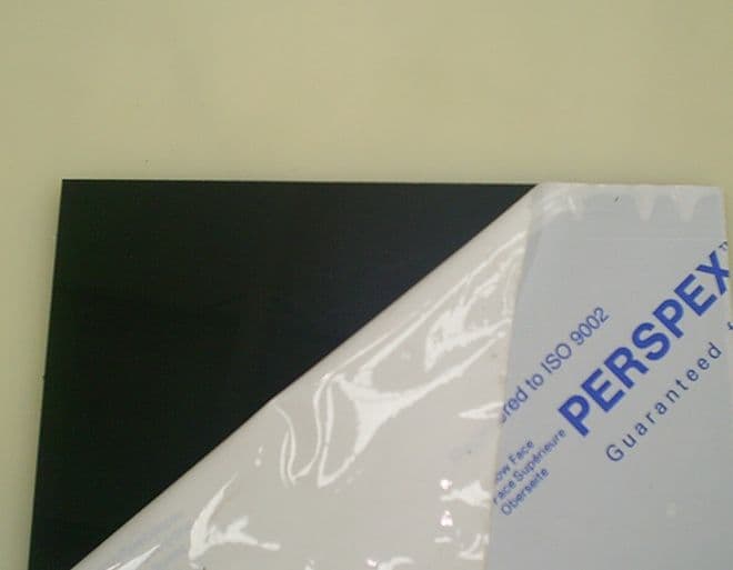 3mm BLACK Acrylic sheet 600 x 600 mm