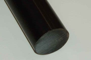 Black Delrin Rod x 1 m