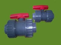 PVC Double Union Ball Valve