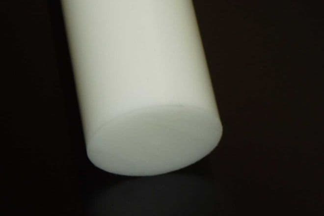 White Delrin Rod x 0.3 m