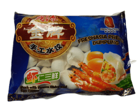 香源手工水饺-金牌虾仁三鲜手工水饺410g