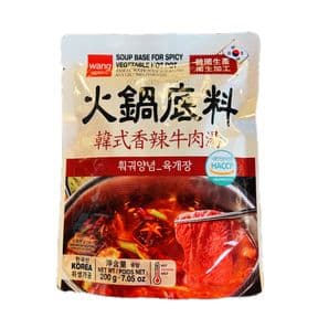 WANG韩式香辣牛肉汤火锅底料200g