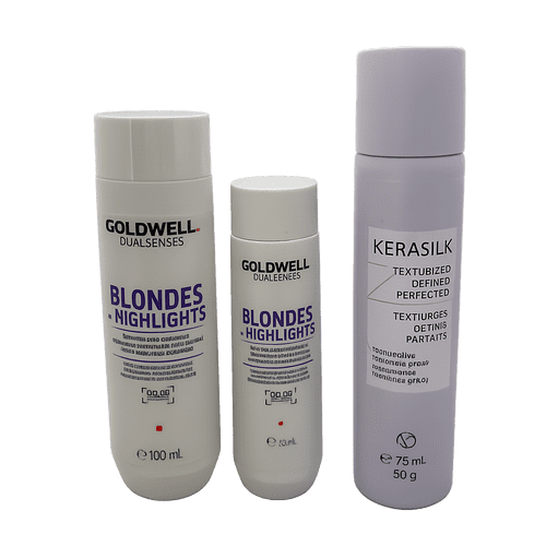 Blonds and highlights / Kerasilk travel sets