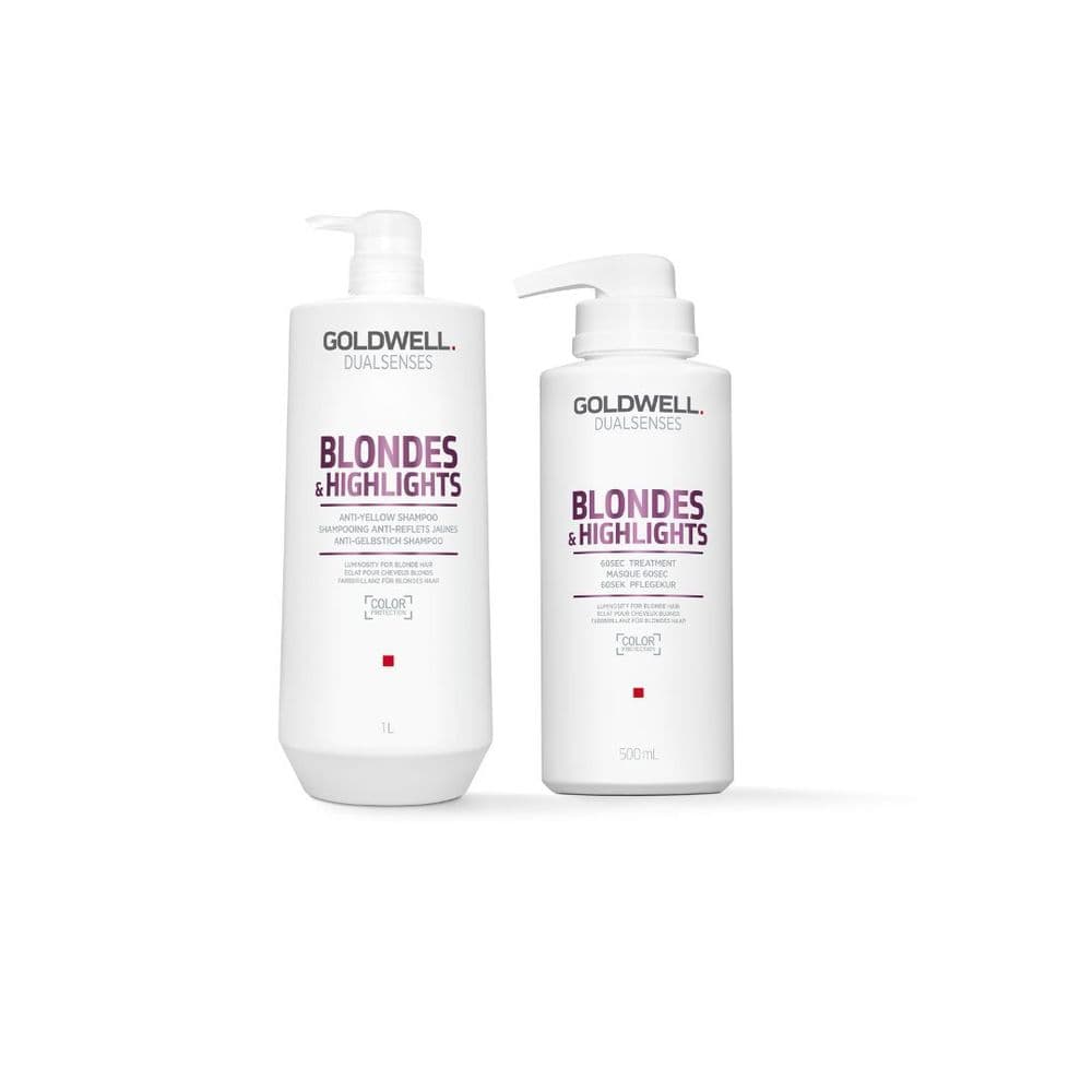 DS Blond and Highligts shampoo 1000ml and 60sec mtreatment