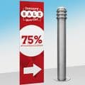 Bollard Advertising Covers (printed)