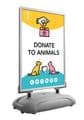 Sightmaster 3 - Forecourt Sign, water fillable
