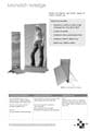 SIGN  SUPPORT FLOOR BASE - 300, 600, 800 or 1000mm width