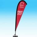Teardrop Flying Banners