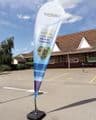 Teardrop Flying Banners