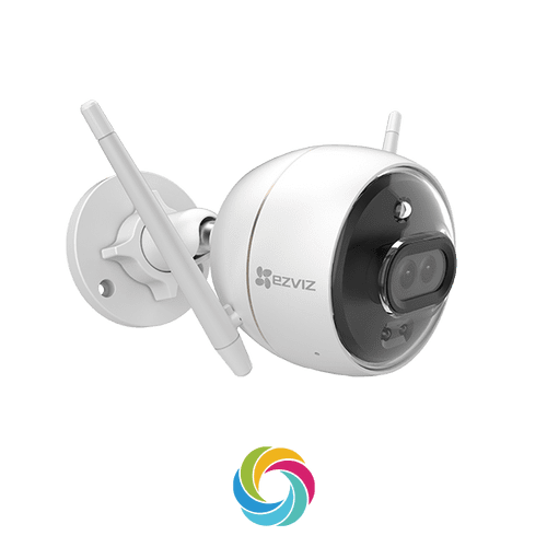 (2 x 2MP) C3X Dual-lens Full Colour Wi-Fi camera with Two Way Audio and False Alarm Filtering