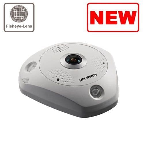 12 MP Hikvision DS-2CD63C5G0-IS(1.29mm)(B) DeepinView Immervision Lens Fisheye Network