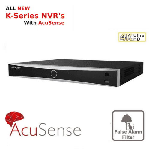 12MP Hikvision DS-7616NXI-K2/16P Hikvision 16 PoE AcuSense 4K NVR - 2 Bay