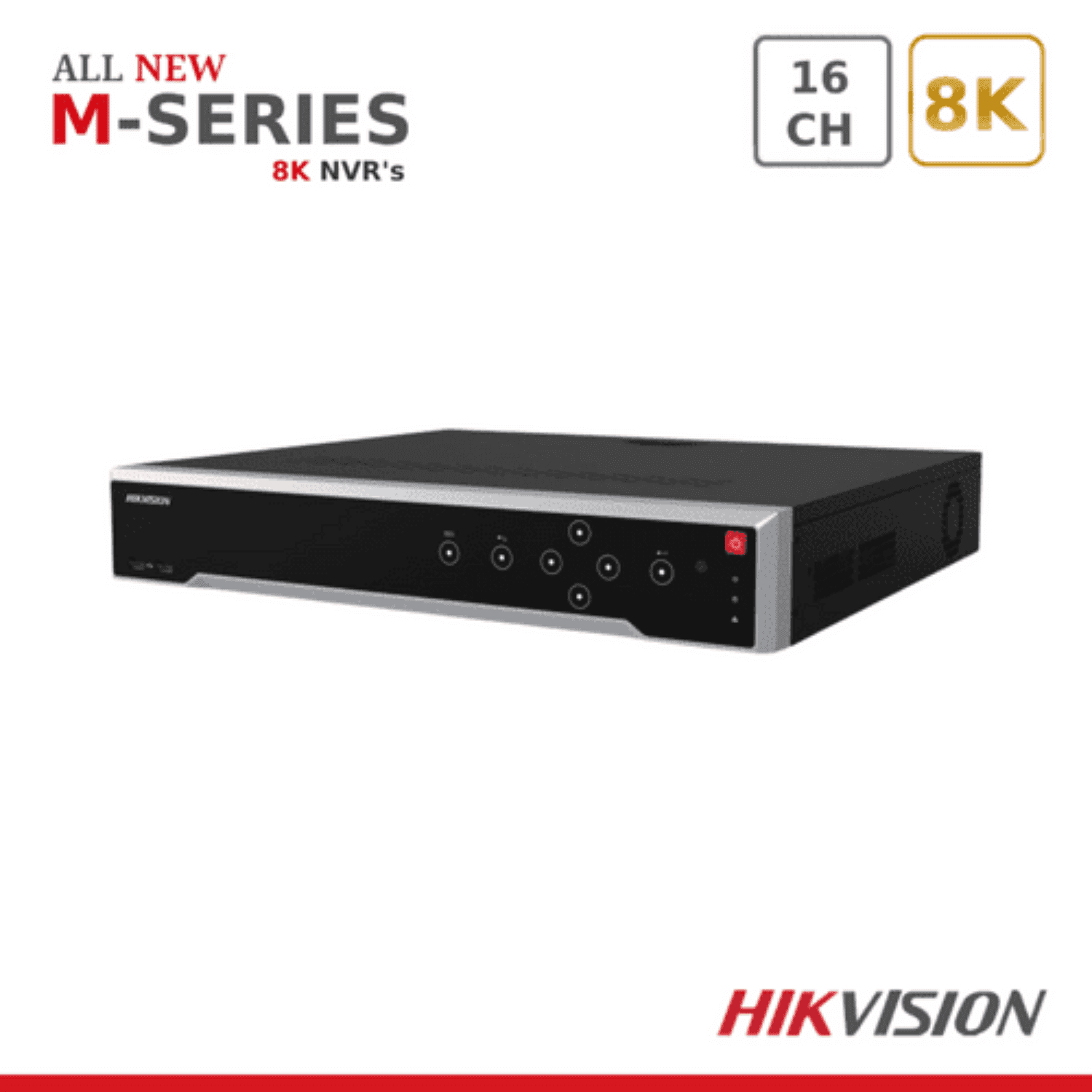 12MP Hikvision DS-7716NI-M4/16P 16 Channel PoE Network Video
