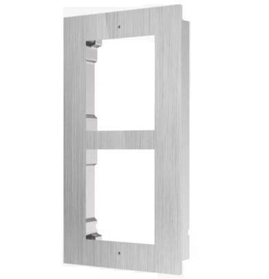 2 Gang Flush Mounting Bracket for Modular Intercom DS-KD-ACF2/S Stainless Steel