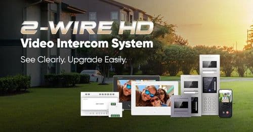 2 Wire HD Video Intercom System (Analogue)