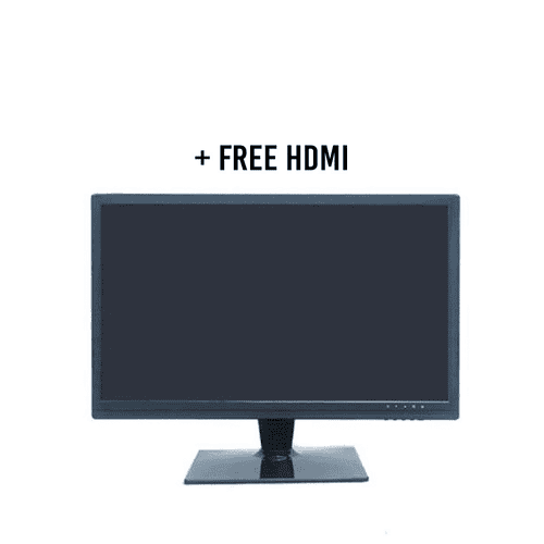 21" LED Monitor LED-HDMI2106 Used for Medium CCTV Deployment (1x VGA 1X HDMI 1X BNC) Builtin Speaker