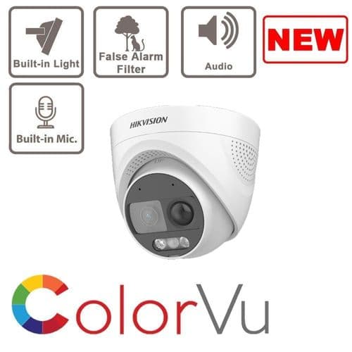 2MP DS-2CE72DF3T-PIRXOS Turbo HD X PIR Siren & Audio